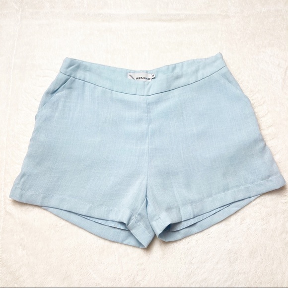 Renuar blue dressy shorts 34 high rise - Picture 1 of 6
